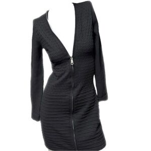 Point Zero Knit Zip-Dress